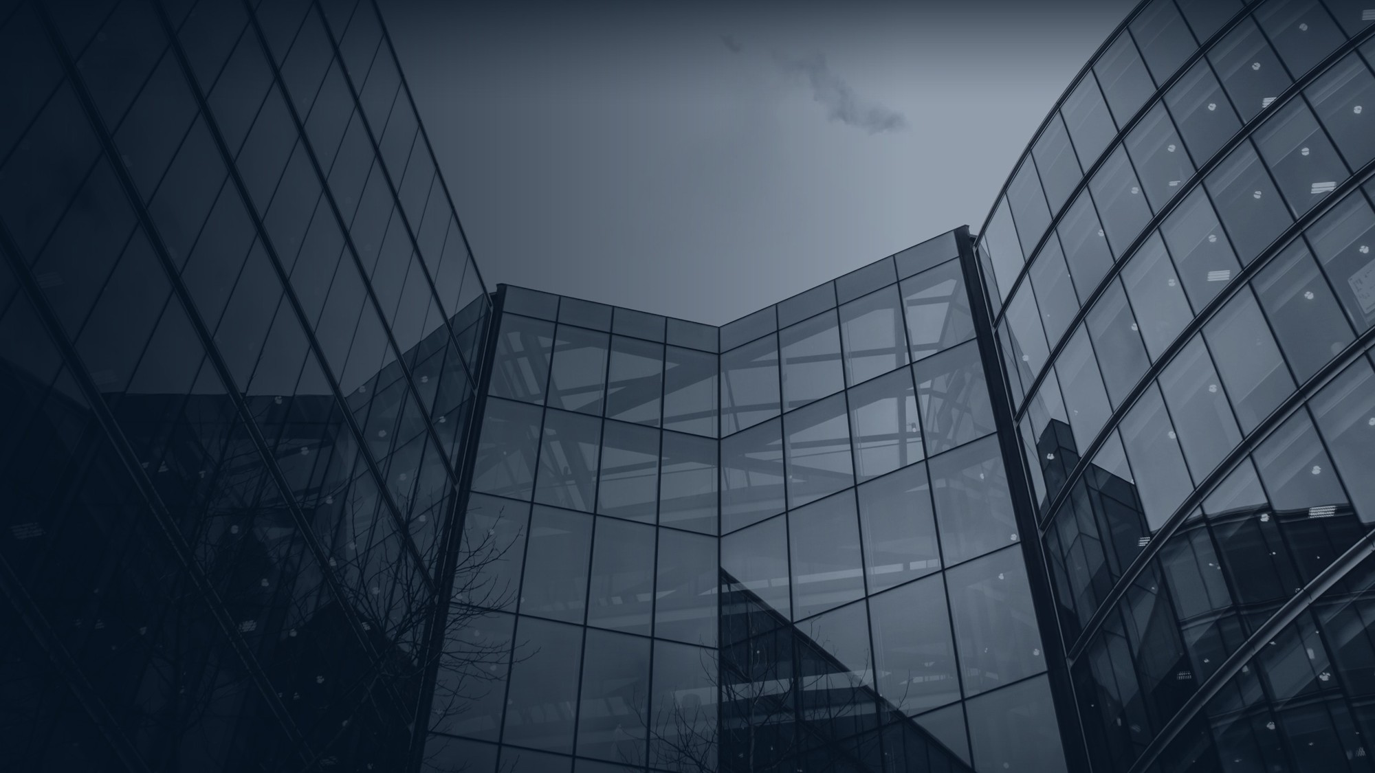 Glass and steel architecture from the corporate presentation